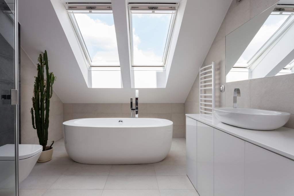 Fliesen im Badezimmer